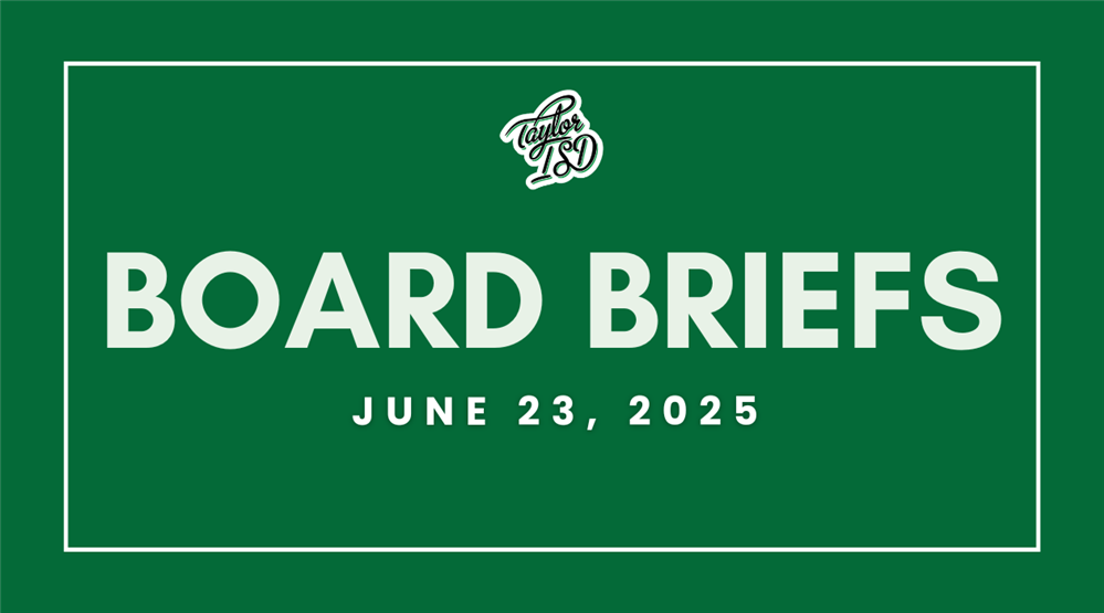 June 23, 2025 board briefs